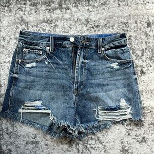 Denim Distressed Women's Shorts
